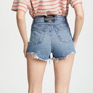 Alexander Wang High Rise Denim Shorts